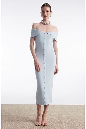 FINE LINE KNITTED DRESS