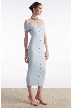 FINE LINE KNITTED DRESS