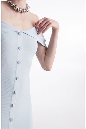 FINE LINE KNITTED DRESS