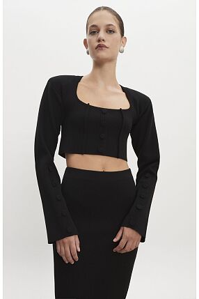 HEAVEN KNITTED CARDIGAN TOP
