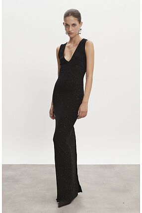 MAGNETIC KNITTED MAXI DRESS