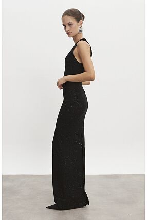 MAGNETIC KNITTED MAXI DRESS