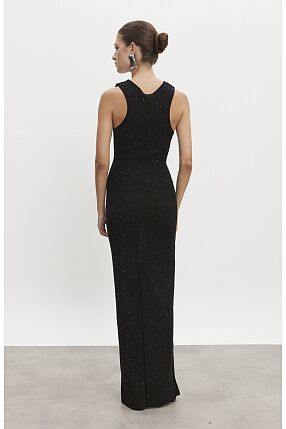 MAGNETIC KNITTED MAXI DRESS