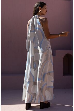 RESORT REVERIE HALTER DRESS