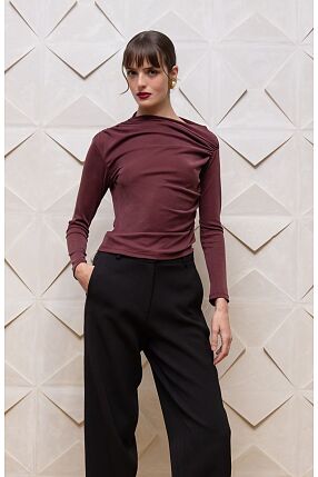 ELARA DRAPED TOP