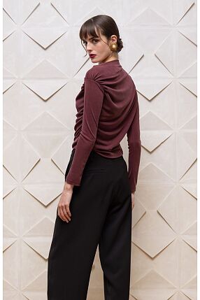 ELARA DRAPED TOP