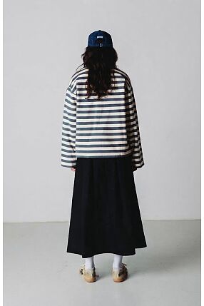 WBJOUL WIDE SLEEVE STRIPE TEE