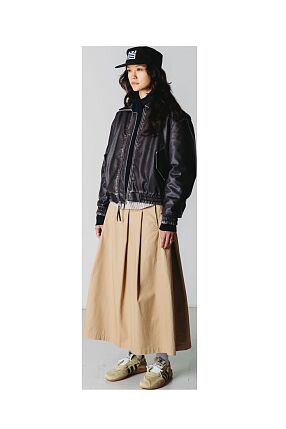 WBBUE WASHED PU JACKET