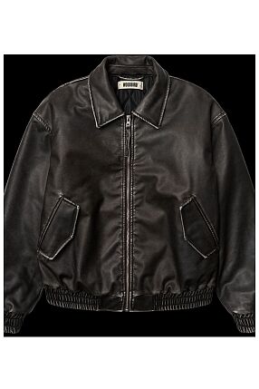WBBUE WASHED PU JACKET