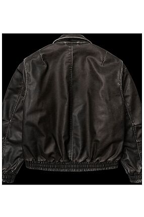 WBBUE WASHED PU JACKET