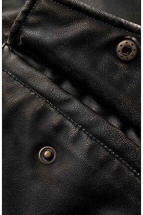 WBBUE WASHED PU JACKET
