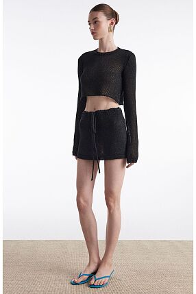 VOYAGE KNITTED CROP TOP
