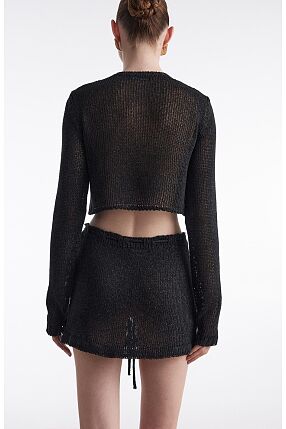 VOYAGE KNITTED CROP TOP