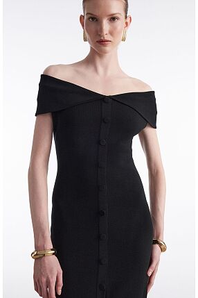FINE LINE KNITTED DRESS