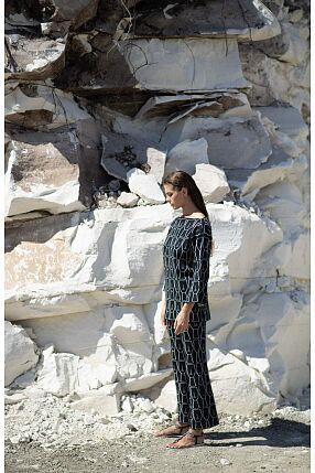 ABSTRACT PORTRAIT PANTS