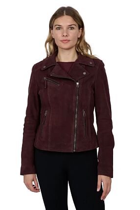 CLIPS SLEEK ASYMMETRICAL LEATHER JACKET