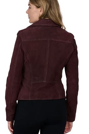 CLIPS SLEEK ASYMMETRICAL LEATHER JACKET