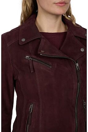 CLIPS SLEEK ASYMMETRICAL LEATHER JACKET