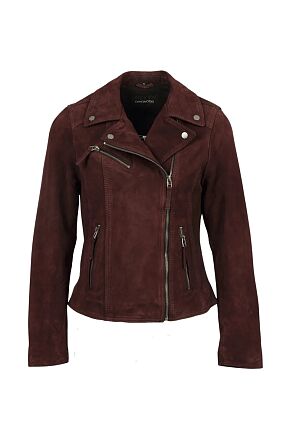 CLIPS SLEEK ASYMMETRICAL LEATHER JACKET