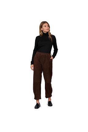 MIA SUEDE GOAT LEATHER TROUSERS