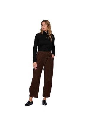 MIA SUEDE GOAT LEATHER TROUSERS