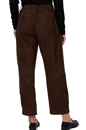 MIA SUEDE GOAT LEATHER TROUSERS