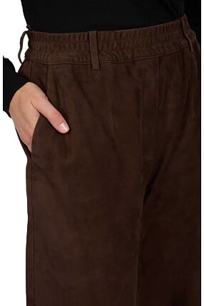 MIA SUEDE GOAT LEATHER TROUSERS