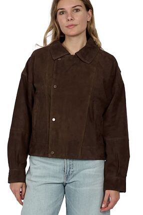 RIVIERA SUEDE GOAT LEATHER JACKET