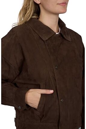RIVIERA SUEDE GOAT LEATHER JACKET