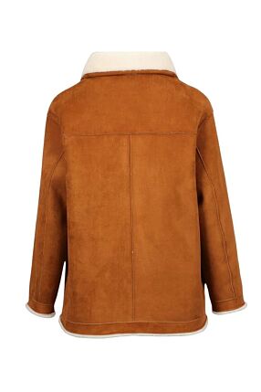MIAMI REVERSIBLE SHEEPSKIN EFFECT JACKET (100% WOOL)