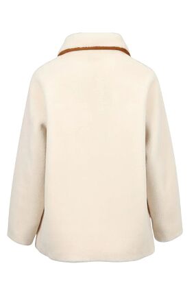 MIAMI REVERSIBLE SHEEPSKIN EFFECT JACKET (100% WOOL)