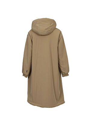STARRY REVERSIBLE TWO-MATERIAL NYLON AND FAUX FUR PARKA