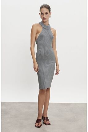 EVA KNITTED MIDI DRESS
