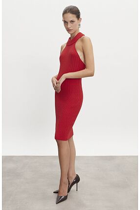 EVA KNITTED MIDI DRESS