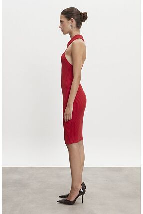 EVA KNITTED MIDI DRESS