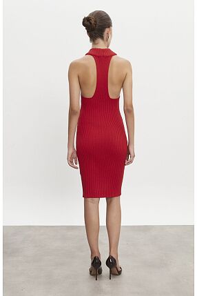 EVA KNITTED MIDI DRESS