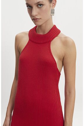 EVA KNITTED MIDI DRESS