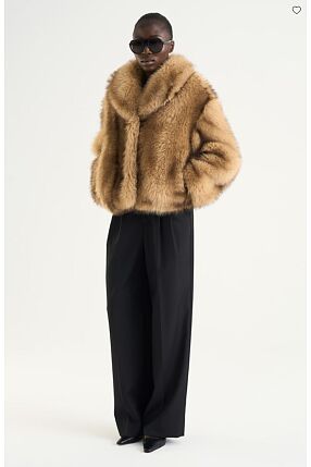 EVADNE FAUX FUR COAT