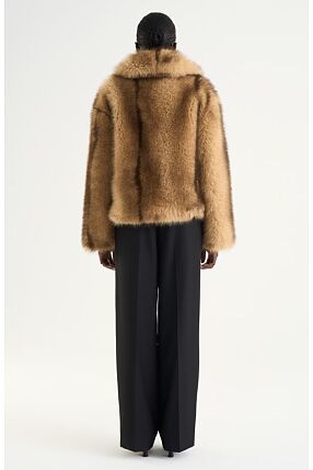 EVADNE FAUX FUR COAT