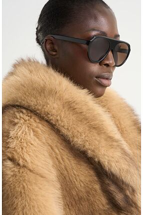 EVADNE FAUX FUR COAT