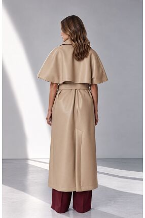 LEATHER TRENCH