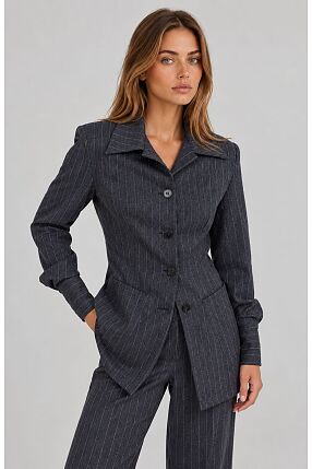 STRIPED BLAZER