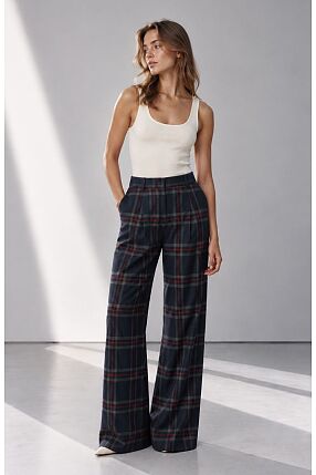 PLAID PANTS