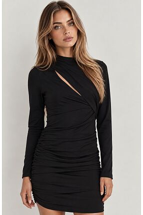 CUT OUT MINI DRESS
