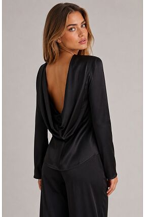 SLEEK SATIN PANTS