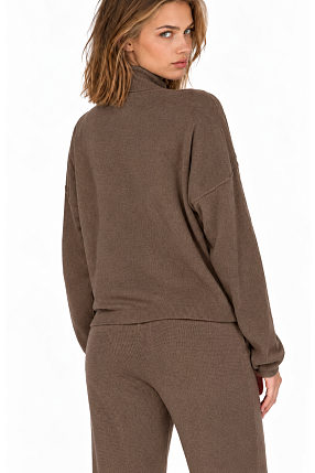GERIM WOMAN LS OVER TURTLENECK KNIT