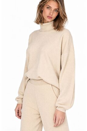 GERIM WOMAN LS OVER TURTLENECK KNIT