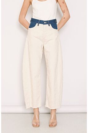 GWEN INDIGO STARS CROPPED JEANS