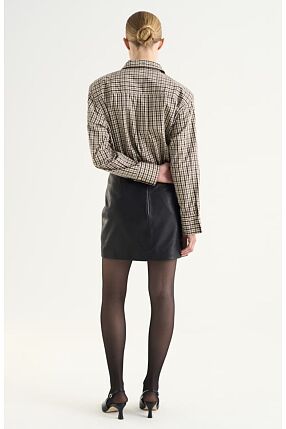HELIA LEATHER SKIRT