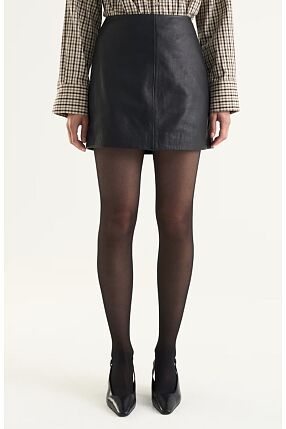 HELIA LEATHER SKIRT